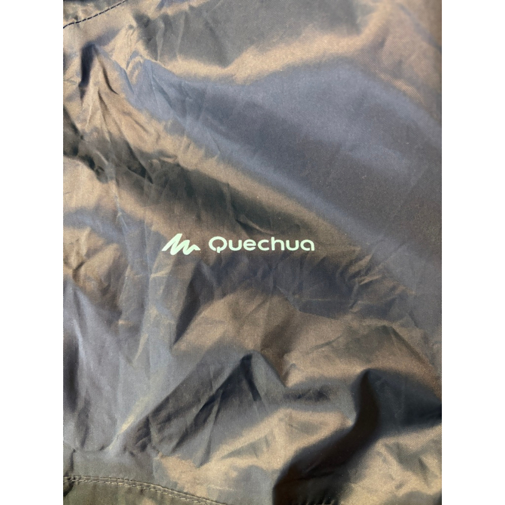 Quechua Womens Waterproof Hiking Raincoat Decathlon S/M Blue Gorpcore Outdoor - Picture 12 of 14